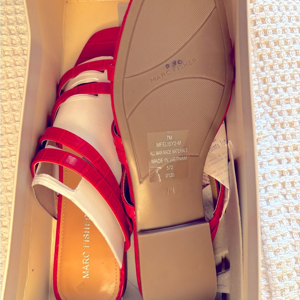 Brand new caged sandals.